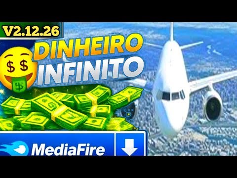 FLIGHT PILOT SIMULATOR 3D APK MOD COM DINHEIRO INFINITO VERSÃO 2.12.26 ATUALIZADA 2026