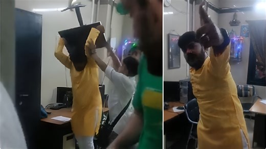 Video: Ticketless passenger destroys computers, threatens staff at Borivali station
