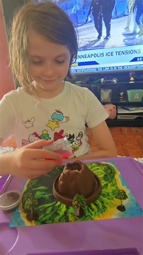 Volcano eruption Science experiments.