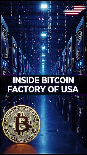 Inside the Bitcoin Factory of the USA – How Bitcoin Is Mined with Massive Power! #shorts