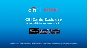🛒 Shop without breaking a sweat at RedMart! Singapore’s online supermarket that delivers 7 days a week from 7am to 10pm. Plus, get this exclusive offers with Citi Cards today: - New RedMart shoppers: S$20 off with min. S$100 spend (Promo Code: CITI20) - Existing RedMart shoppers: S$10 off with min. S$110 spend (Promo Code: CITIAUG ) T&Cs apply. #CitiShoppingSG The link below leads to a third party site. By clicking on the third party link, you acknowledge that you are entering a third party sit