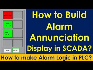 How to Build Alarm Annunciator System in FactoryTalk View SE SCADA? |How to make Alarm Logic in PLC?
