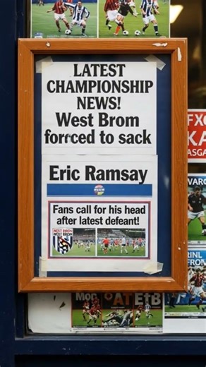 Looks like WBA are looking for their 3rd manager of the season! WBA look doomed to relegation!