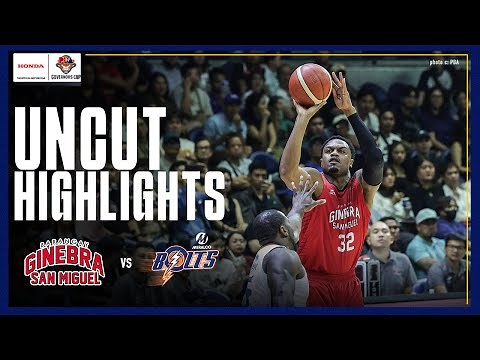 FINAL THREE MINUTES (UNCUT) of Brgy. Ginebra's WIN against Meralco 🔥 | PBA SEASON 49 GOVERNORS' CUP