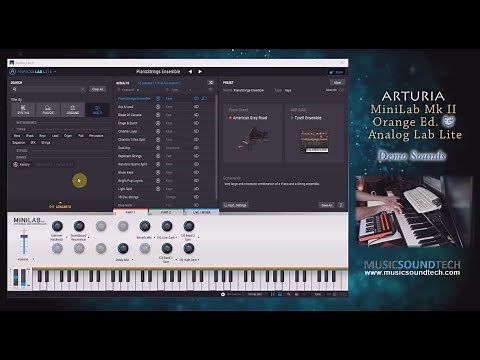 Arturia Analog Lab Lite - No Talking Sounds Demo (By Luca Barbieri)