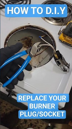 Replace Your Burner Plug/Socket DIY #diy #howto #stove #repair featuring ‪@CHANNELLOCKBLUE‬