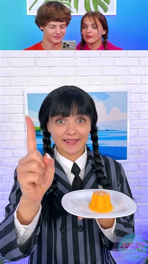 Wednesday Shows How to Remove Jelly From the Mold! 😱🍮😂 (It Works!)