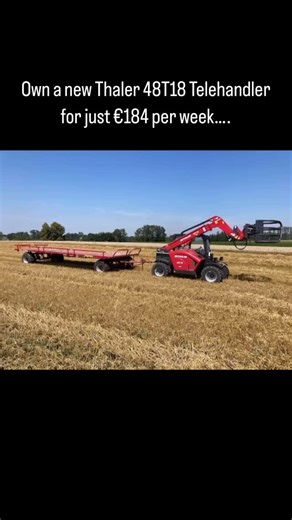 Own a new Thaler 48T18 Telehandler for just €184 per week…. ** Finance Example - Deposit required ** Contact Sales  Cashel 062-61356  Ennis 065-6841000  Naas 045-493410 @thaler_hoflader #breens #breensfarmmachinery #breensthaler #thaler #thalerireland #thalerhoflader #thaler48t18 #thalertelehandler #telehandler #compacttelehandler #compacttelehandlers #compactloader #compactloaders | Breens Farm Machinery | Facebook