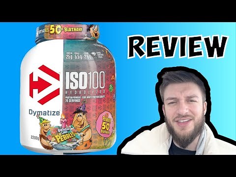 Dymatize ISO100 Birthday Cake Pebbles Protein review