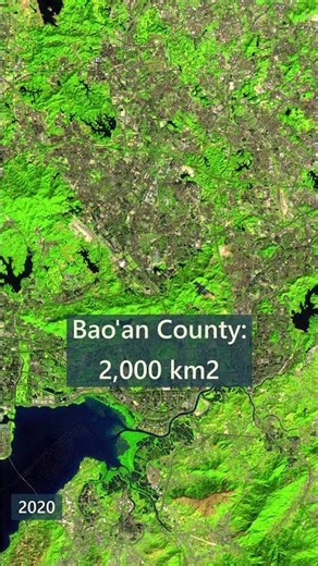 Shenzhen's fishing village story is wrong #geography #satellite