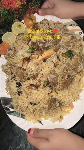 Authentic mutton biryani full recipe uploaded 👆‪@Sobie-j4i‬ #muttonbiryani #biryani