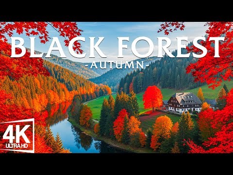 Autumn Black Forest 4K 🍁 Triberg Falls, Mummelsee Lake, Old Villages in Misty Fall Magic