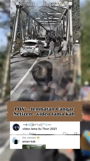 Jembatan Cangar 🥲 #viral #trending #jembatancangar