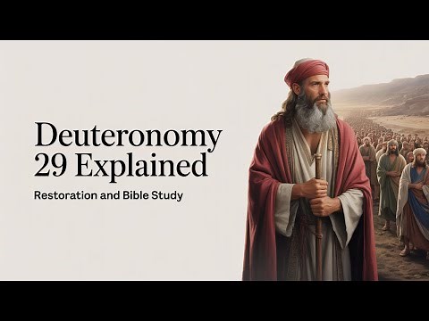 Deuteronomy Chapter 29 Explained (God's Covenant Renewal and Hope for Restoration)