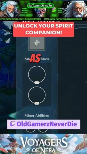 Voyagers of Nera - Picking a Spirit Companion