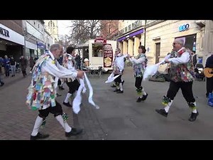 Forest of Dean Morris dance "Sheriff's Ride" at Gloucester Folk Trail 2023