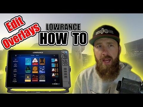 Lowrance Settings | Edit Overlay | Add DEPTH TEMP & TIME