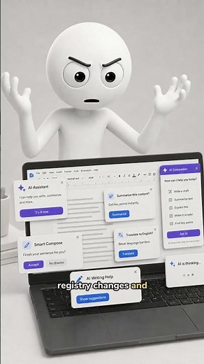 Windows and Google AI pop-ups keep coming back #Shorts