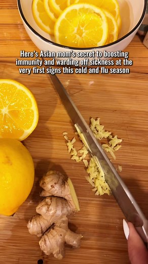 Mom's Easy Homemade Ginger Lemon Honey Tea Recipe