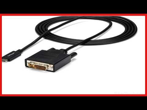 Streamline Your Setup with This USB-C to DVI Cable: Crisp Display, Simple Connection
