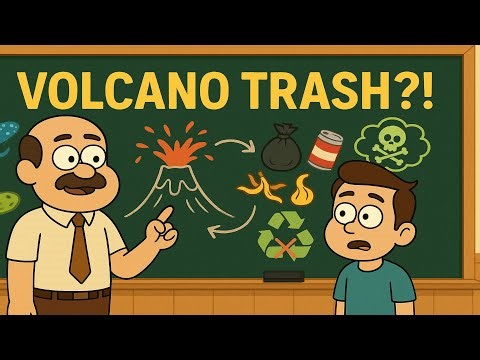 What Happens If We Throw Our Trash In Volcanoes? Explained Like You're FIve