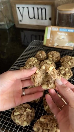 Apple Cider Donut Holes 🍎 #sugarfreedessert
