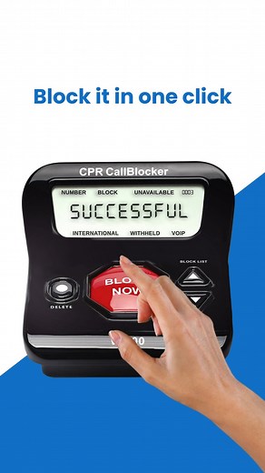Peace and quiet—just a button away. 📵🔕 Tired of nuisance calls? The CPR Call Blocker puts you in control with the power to block up to 10,000 unwanted numbers. Pre-loaded protection plus custom blocking means no more scams, spam, or interruptions. ☎️🚫 👉 Take back your phone today! 🔗 https://www.callblockerusa.com/products/call-blocker-v5000-stop-robo-calls #CPRCallBlocker #CallBlocker #StopSpamCalls #ScamCallBlocker #NoMoreSpamCalls #CPRCallBlockerPro #SpamCallPrevention #BlockUnwantedCalls