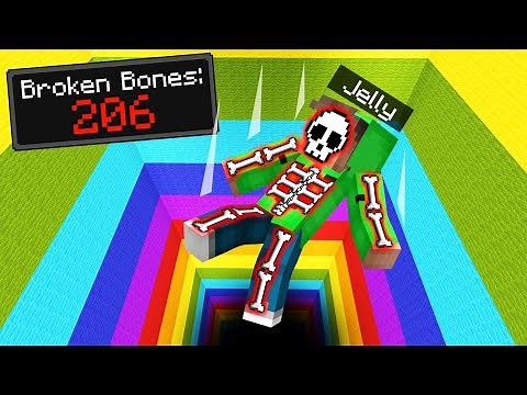I Broke ALL MY BONES In a Minecraft DROPPER…