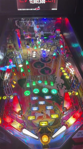 Vintage vibes loud riffs 🎶 Check out the Led Zeppelin pinball at FunStop Berlin NJ! #ArcadeFinds