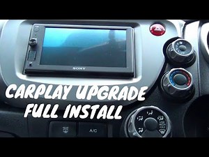 Honda Jazz GE - Headunit Stereo Upgrade and Install Sony XAV1000 Carplay