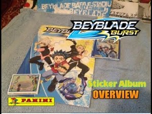 Beyblade Burst Sticker Album overview!