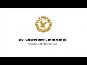 2021 Virtual Undergraduate Commencement – Daytona Beach Campus (10am EDT)