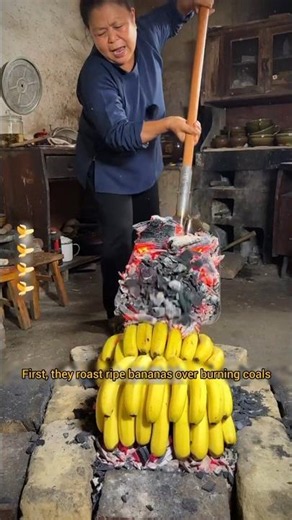 Traditional Chinese Banana Wine Method 😮 #shorts