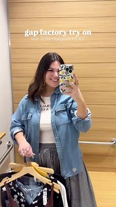 10K views · 101 reactions | Midsize Gap Factory fall try on haul!...