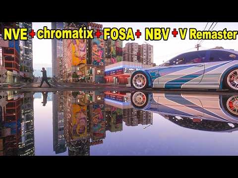How to Install NVE + Chromatix + Nb Visual + FOSA + V Remastered in GTA 5 ENHANCED (2026)