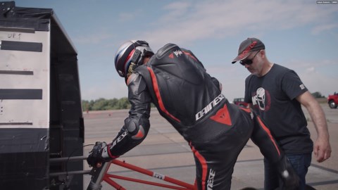 British cyclist breaks world record for fastest bicycle speed