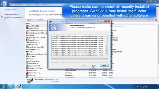 How to Remove SAntivirus