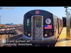 MTA New York City Subway: L train Action at Broadway Junction