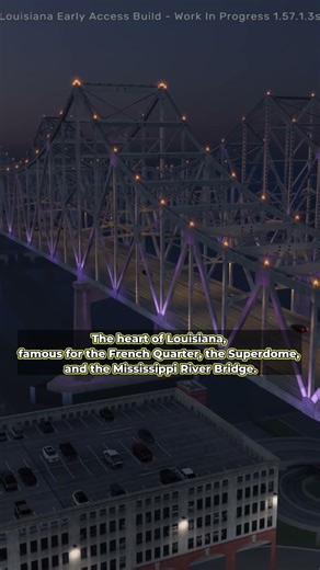 📢 LOUISIANA DLC 🌍 - City Showcase #shorts #ats #atsmods #viralvideo #americantrucksimulator