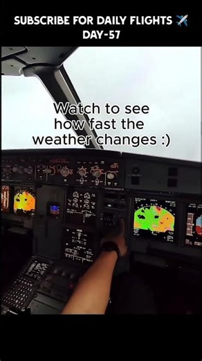 Captain asks "Are you scared?" during STORM! ⛈️✈️ | Day-57