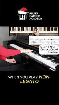 Correct Chord Practice | Silent Night #piano #pianotutorial #pianotechnique