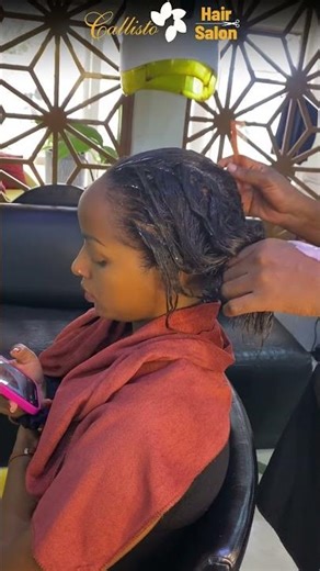 Step By Step on Relaxing My Natural Hair Tutorial #naturalhair #twostrandtwist #hairstyle #hair