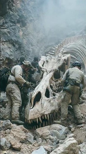 Middle East Cave Collapse Reveals Massive Dragon Skull