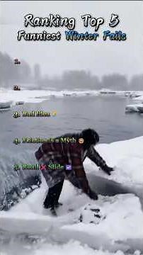 Ranking Top 5 FUNNIEST Winter Fails ❄️