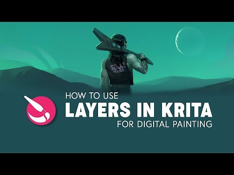 How to use Layers in Krita for Digital Painting and Concept Art