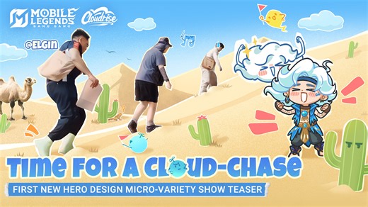 What? The design inspiration for the new hero Sora actually came from an adventure deep into the desert?! The teaser for MLBB's first micro-variety show on the new hero's design concept is now live! Tap the link to join @Elgin and the lead designers on this unique journey. Let's go! Together! Chasing the Cloud ☁️! #MobileLegendsBangBang #MLBBNEWHERO #MLBBSORA #CLOUDRISE #MLBBNewPatch | Mobile Legends: Bang Bang