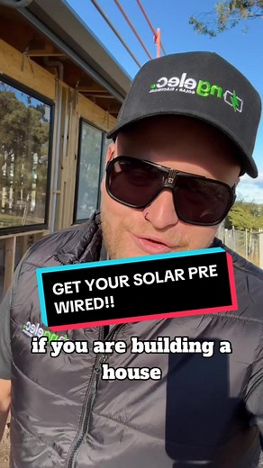 If youre building a house PLEASE have a solar specialist “Pre Wire” your solar cabling. This ensures when the house is built, all cables are neatly concealed within the walls and roof space, making for a neat and hassle free solar installation. 📞 Get in contact with NG Elec | Solar & Electrical #solarpanels #solarpower #solar #offgrid #battery #batterystorage #sun #renewables #renewableenergy #solarsystem #solarenergy #solarpv #solarpanel #power #backuppower #solarinstallation #solarinverter #r