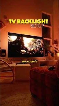 How to get glowing, synced lights behind your TV (Philips Hue + 83" OLED)