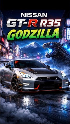 Nissan GTR R35 – The Real Godzilla of Supercars 🐉