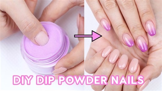 Transform your nails with dip powder magic!